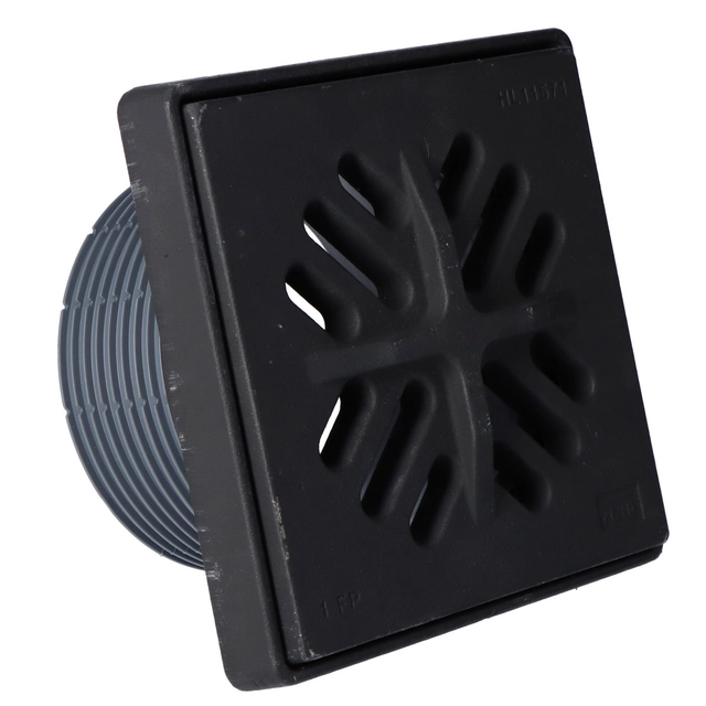 Cast iron base for series drains HL3100TK-HL5100TK complete fi146mm about the size 190x190mm with frame and cast iron grate w kl.B125 (12,5t)