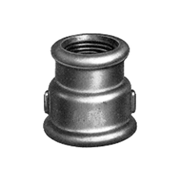 Cast iron galvanized transition coupling, d ,2''-1/2'', inside-inside