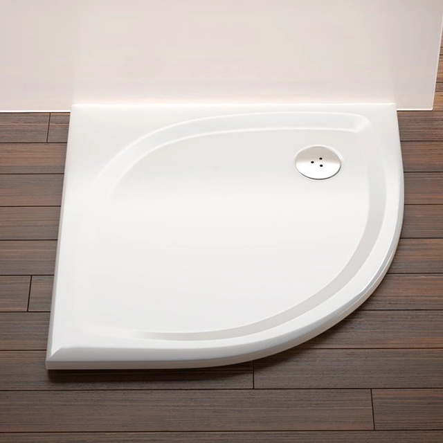 Cast shower tray Ravak Ellipso Pro Flat, 80 white