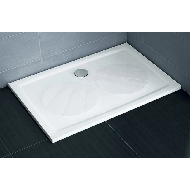 Cast shower tray Ravak Gigant Pro, 100x80 white