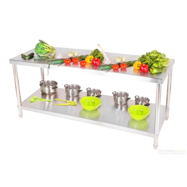 Catering-Arbeitstisch 200 x 60