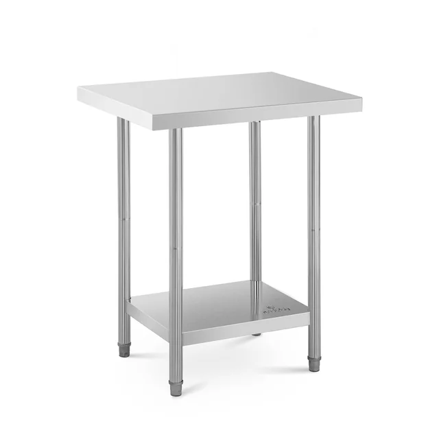 Catering table 76 x 61 cm with shelf