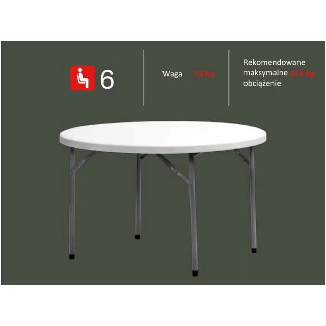 Catering table PLANET120