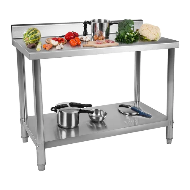 Cateringbord med kant 120x60cm