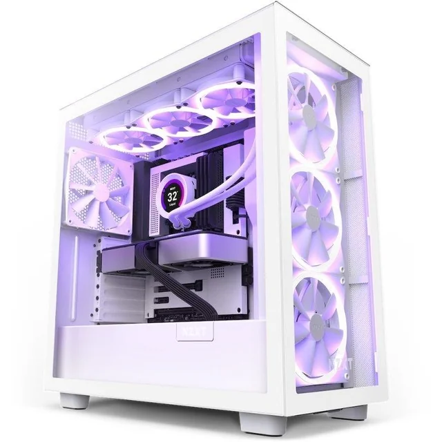 CAZĂ MIDITOWER ATX FĂRĂ PSU/ALB H7 ELITE NZXT