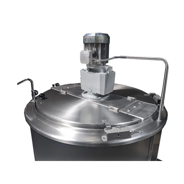 Cazan de abur cu incalzire indirecta | optiunea mixer | 200 l | max, consum de abur ~70 kg/h | 990x1020x890 mm | RQK-200N