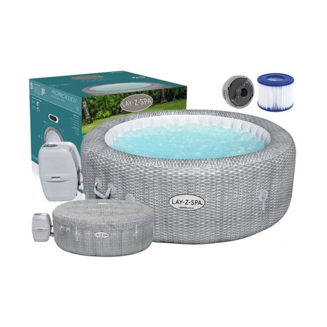 Inflatable SPA with Massage and Water Heater for 6 People 196 x 71 cm Bestway 60019