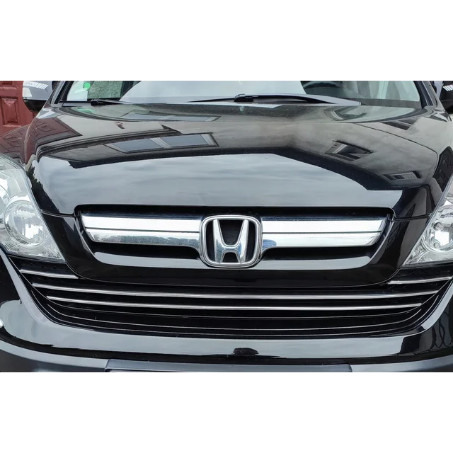 HONDA CRV CR-V III - CHROME slats Chrome GRILL