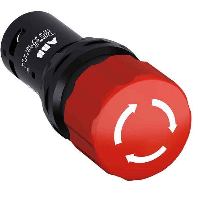 CE3T-10R-11 Bouton de sécurité1NO1NC rouge