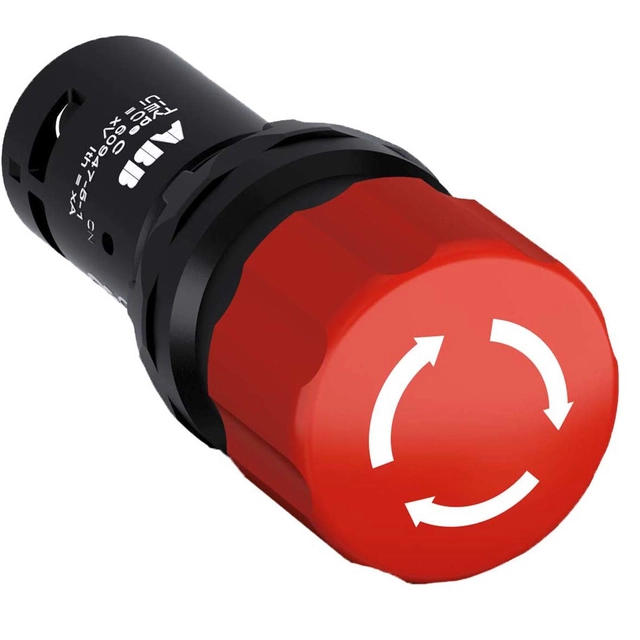 CE3T-10R-11 Safety button 1NO1NC red