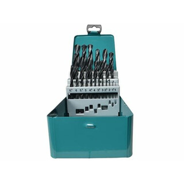 Makita 1-13 mm hSS-R drill bit set for metal 25 pcs