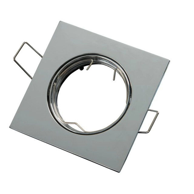 Ceiling fitting, square, movable in chrome