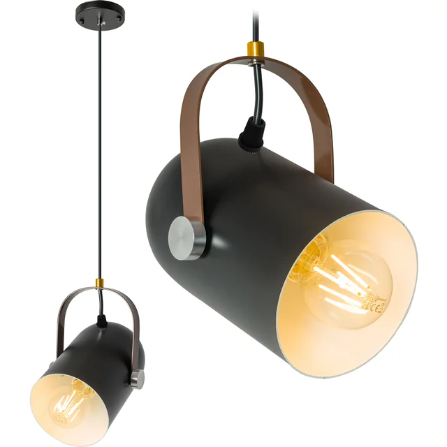 CEILING LAMP APP305-1CP BLACK