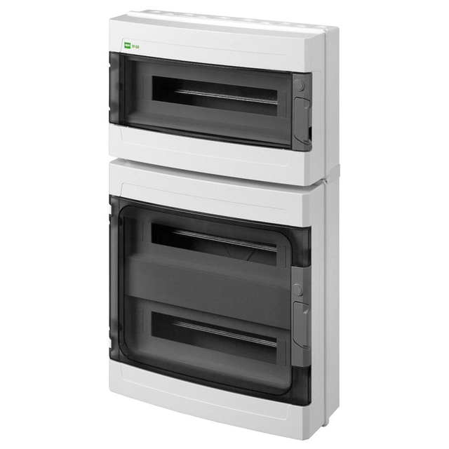 Celda de superficie EP-LUX 54 modular IP65 con perfil soporte TH-35 y regleta de bornes