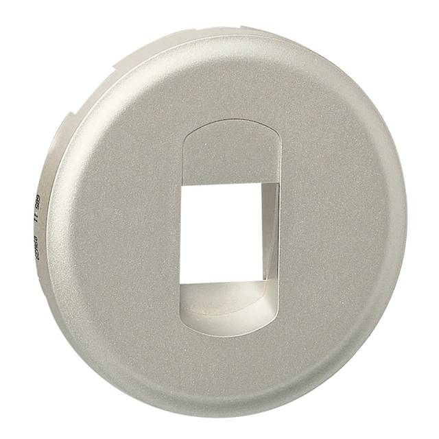 Céliane speaker socket cover 1-násobné titanium