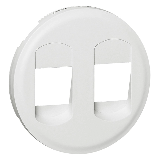 Céliane speaker socket cover 2-násobné white