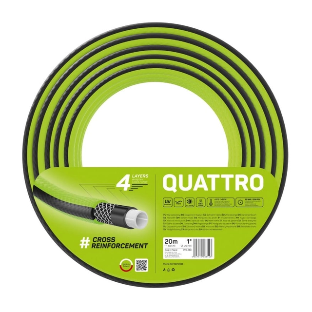 Cellfast Quattro Garden Hose 1'' 20m