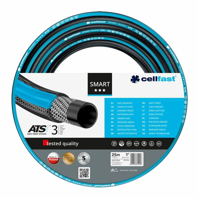 Cellfast Smart Ats PVC tömlő 25 m Ø ​​25 mm