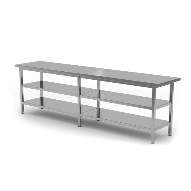 Center table with two shelves | 2300x800x850 mm