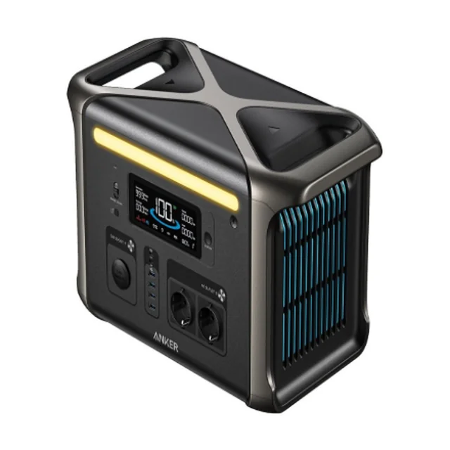 Central eléctrica portátil Anker 1536Wh, 1800W | SOLIX F1500