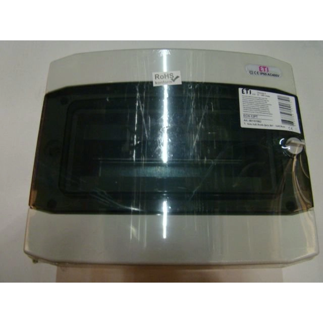 Central Eti-Polam N/T 12 módulos ECH-12PT porta transparente IP65 - 001101062