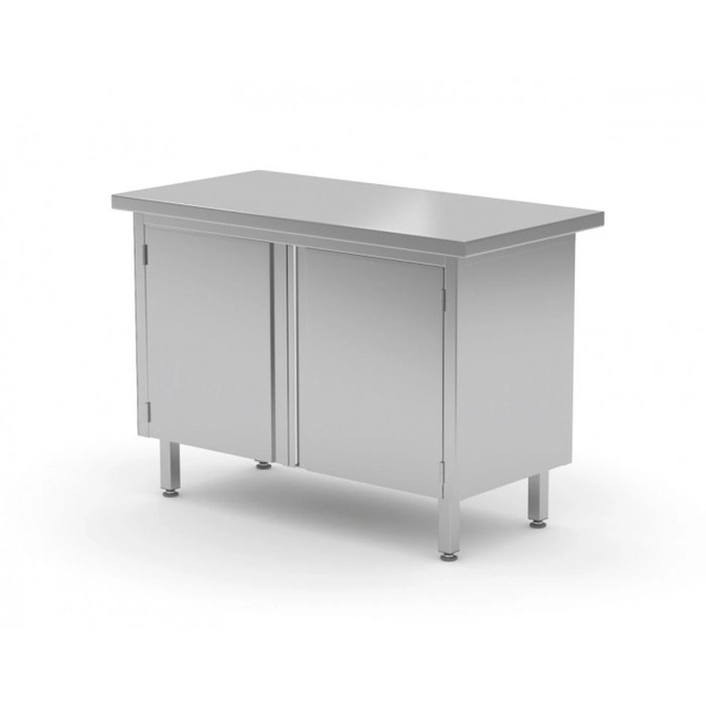 Central pass-through table with hinged door 1000 x 700 x 850 mm POLGAST 128107P 128107P