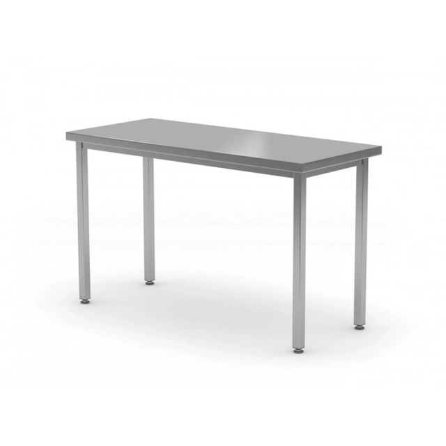Central table without shelf 1500 x 700 x 850 mm POLGAST 110157 110157