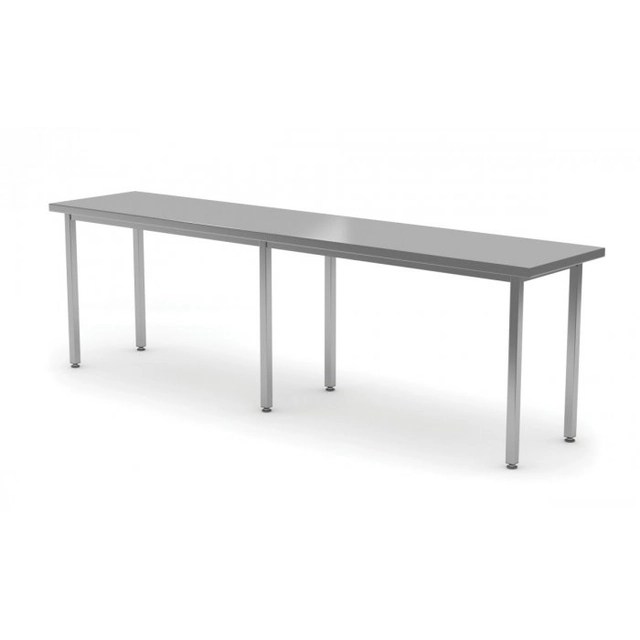 Central table without shelf 2000 x 700 x 850 mm POLGAST 110207-6 110207-6