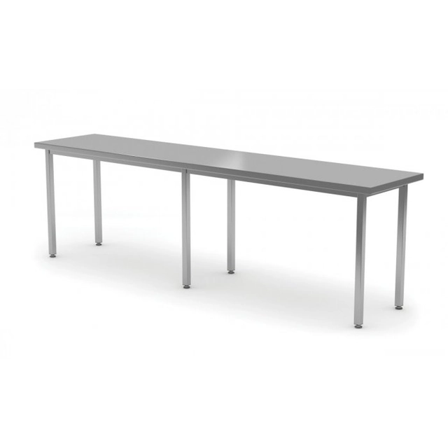 Central table without shelf 2000 x 800 x 850 mm POLGAST 110208-6 110208-6