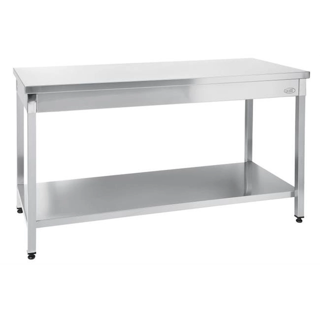 Central work table with shelf 1600