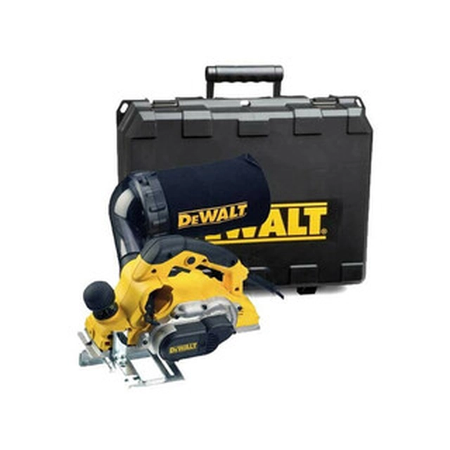 Cepilladora eléctrica DeWalt D26500K-QS 230 V | 1050 W | Ancho 82 mm | Profundidad 0 - 4 mm | en una maleta