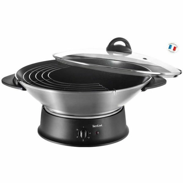 Cepšanas panna Tefal Wok WO3000 Melns alumīnijs 1200 W