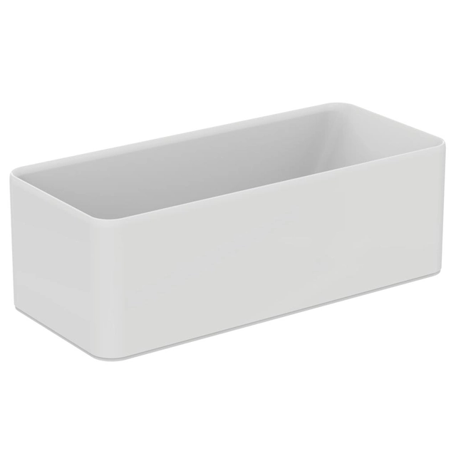 Ceramic composite bathtub Ideal Standard Conca, 180x80 white matt