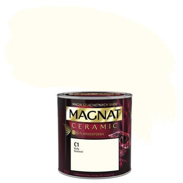 Ceramic paint Magnat Ceramic white diamond C1- 2.5L