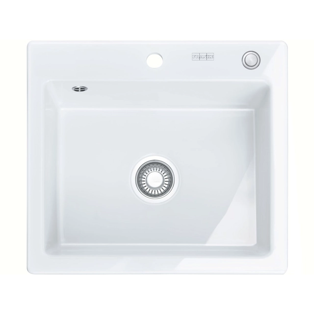 Ceramic sink Franke Mythos, MTK 610-58, Glacier, 2 drilled holes