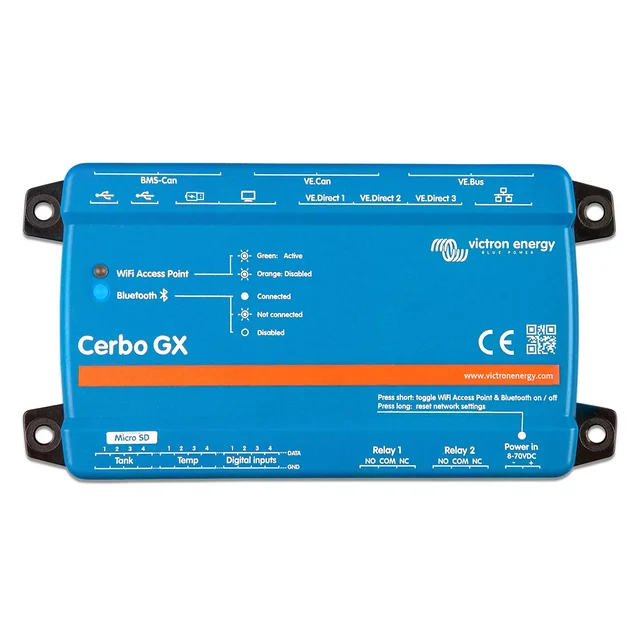 Cerbo GX Victron Energy fotogalvaaniline seiresüsteem