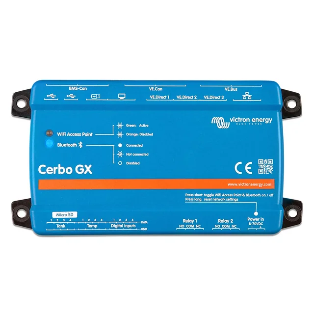 Cerbo GX Victron Energy fotovoltaikus felügyeleti rendszer