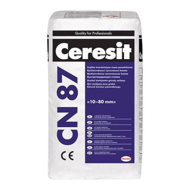 Ceresit CN -lattiamassa 87 nopeasti kovettuva 25 kg
