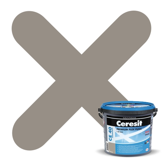 Ceresit elastic grout CE-40 Aquastatic anthracite 13 2 kg