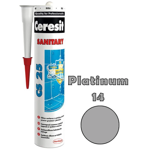 Ceresit silicon CS-25 platină 14 280 ml