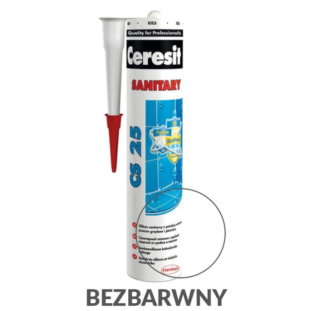 Ceresit silicone CS-25 incolor 280 ml