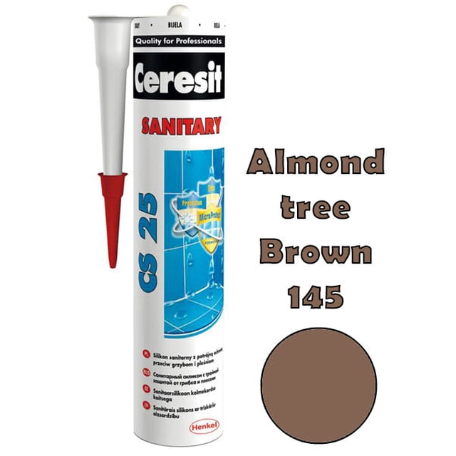 Ceresit силикон CS-25 бадемово дърво 145 280 ml