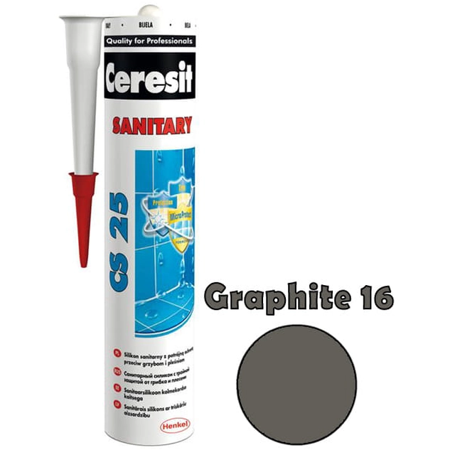 Ceresit szilikon CS-25 grafit 16 280 ml
