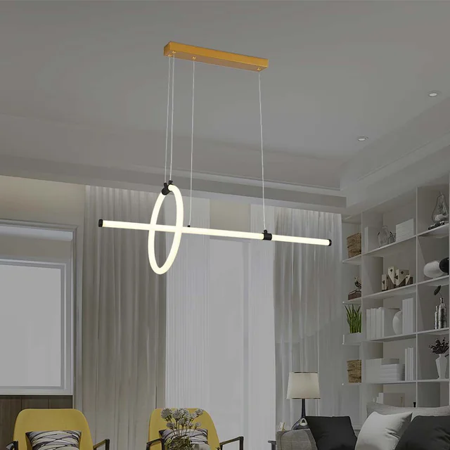 Černá designová závěsná svítidla – IP20 – 16W – 1820 Lumeny – 3000K