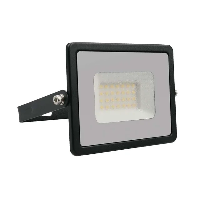 Černé LED světlomety – řada E – IP65 – 30W – 2510 Lumeny – 6500K