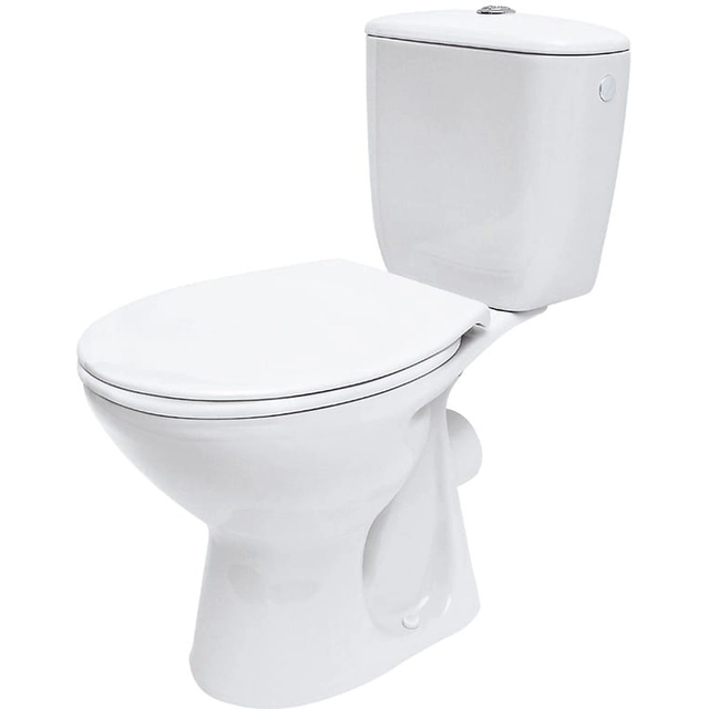 Cersanit President Compact Toilet Bowl with polypropylene seat 020 horizontal