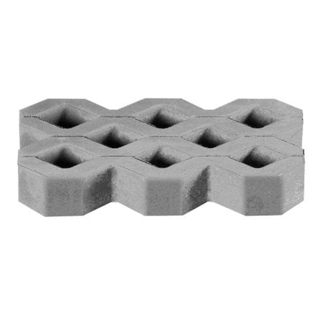 Certus gray openwork board 60x40x10 cm