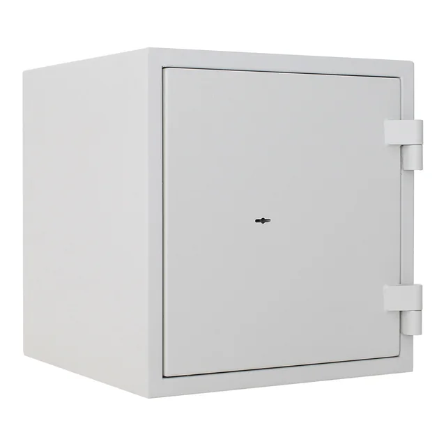 Certyfikat Seif antiefractie antifoc FireSafe40 cheie 460x440x450mm EN14450/S2 30P gri deschis