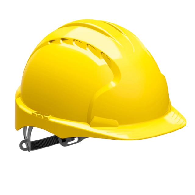Cerva JSP EVO3 helmet non-ventilated point belt - Yellow
