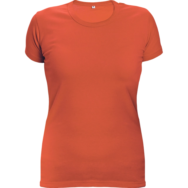 Cerva SURMA women's t-shirt with short sleeves - Dark orange Size: XS